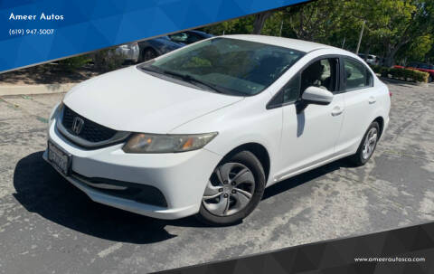 2014 Honda Civic for sale at Ameer Autos in San Diego CA
