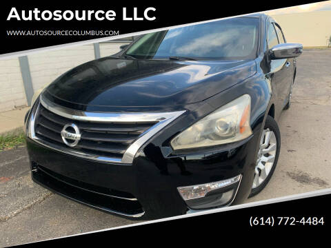 2014 Nissan Altima for sale at Autosource LLC in Columbus OH