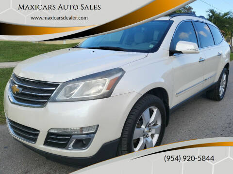 2015 Chevrolet Traverse for sale at Maxicars Auto Sales in West Park FL