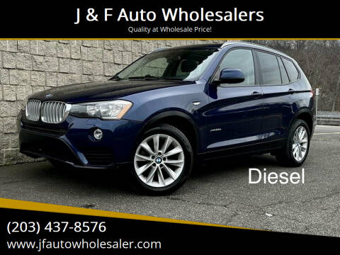 2015 BMW X3 for sale at J & F Auto Wholesalers in Waterbury CT