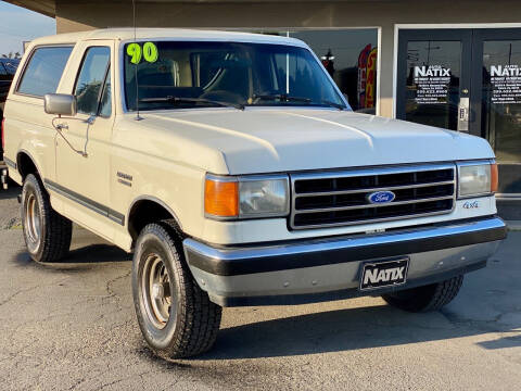 1990 Ford Bronco for sale at AUTO NATIX in Tulare CA