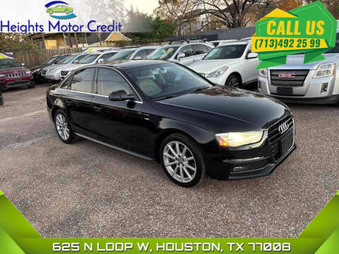 2015 Audi A4 for sale at Heights Motor Credit in Houston TX