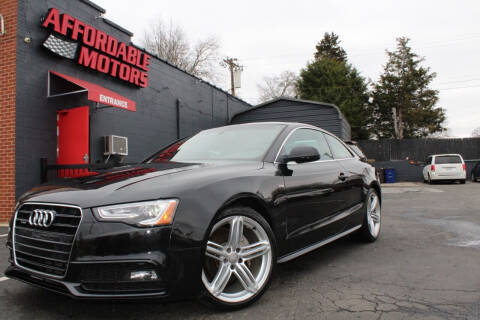 2013 Audi A5 for sale at AFFORDABLE MOTORS INC in Winston Salem NC