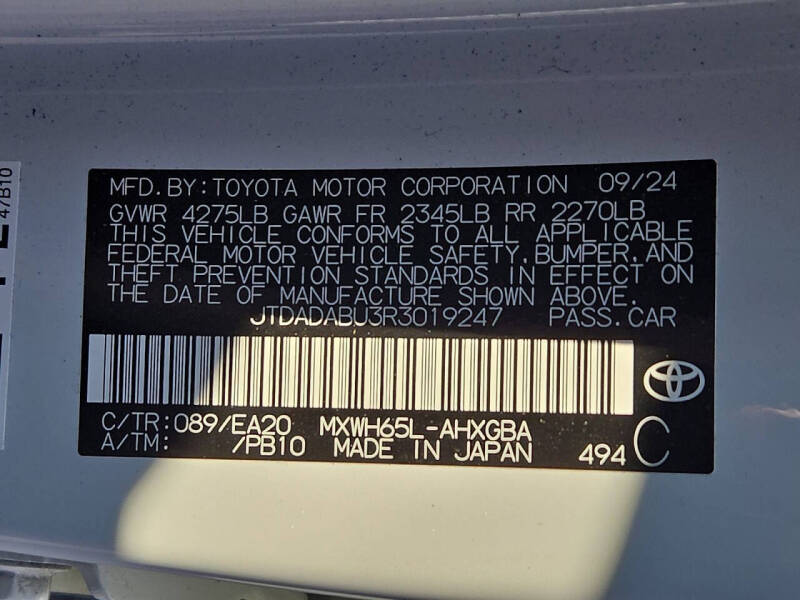 2024 Toyota Prius XLE