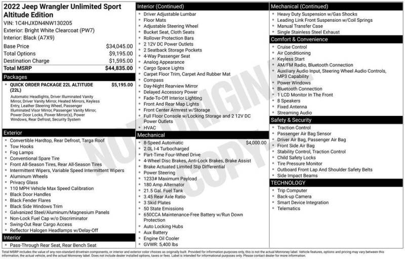 2022 Jeep Wrangler Unlimited