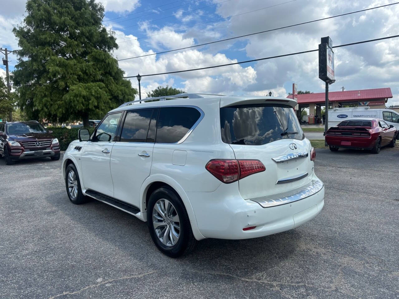 2015 INFINITI QX80 for sale at Auto Haven Frisco in Frisco, TX