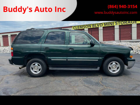 2004 Chevrolet Tahoe for sale at Buddy's Auto Inc 1 in Pendleton SC