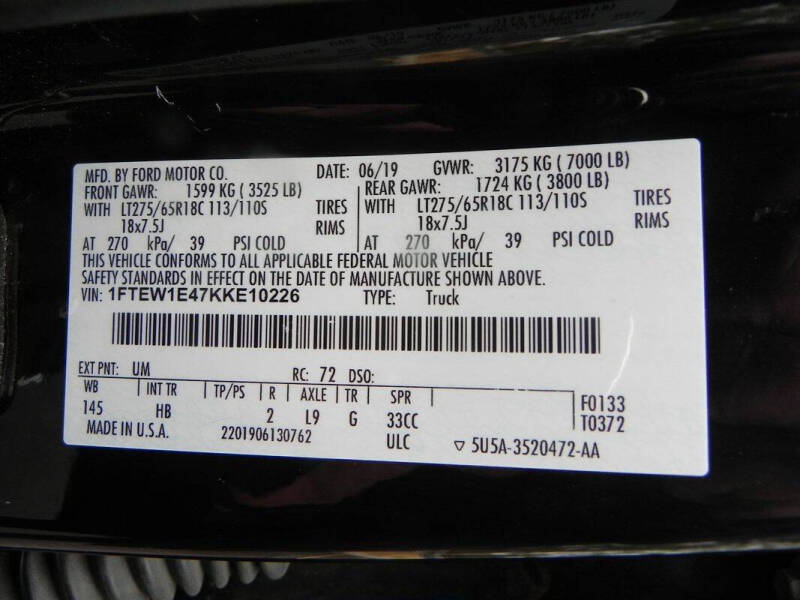 2019 Ford F-150 Lariat