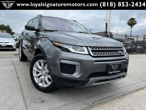 2016 Land Rover Range Rover Evoque for sale at Loyal Signature Motors Inc. in Van Nuys CA