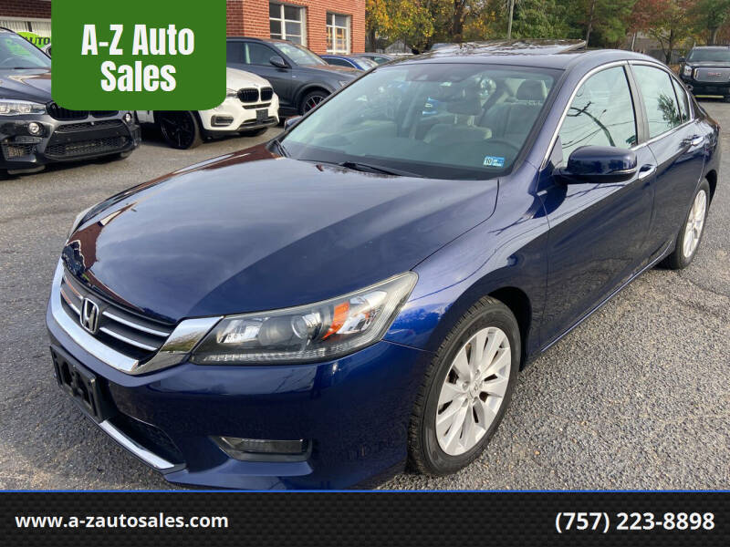 2015 Honda Accord for sale at A-Z Auto Sales in Newport News VA
