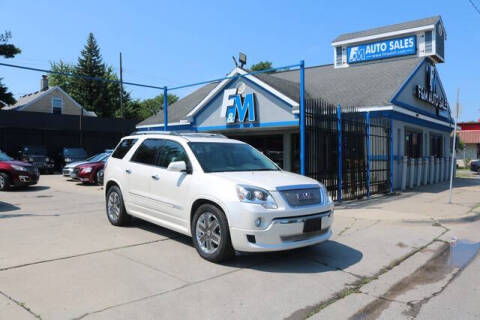 2011 GMC Acadia for sale at F & M AUTO SALES in Detroit MI