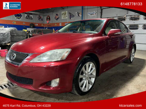 2009 Lexus IS 250 for sale at K & T CAR SALES INC in Columbus OH