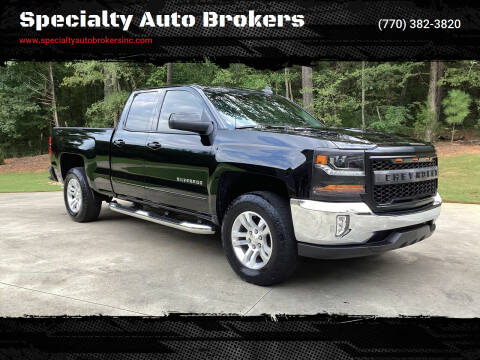 2017 Chevrolet Silverado 1500 for sale at Specialty Auto Brokers in Cartersville GA