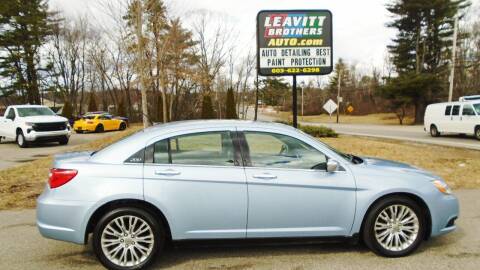 2013 Chrysler 200 for sale at Leavitt Brothers Auto in Hooksett NH