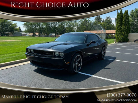 2013 Dodge Challenger for sale at Right Choice Auto in Boise ID