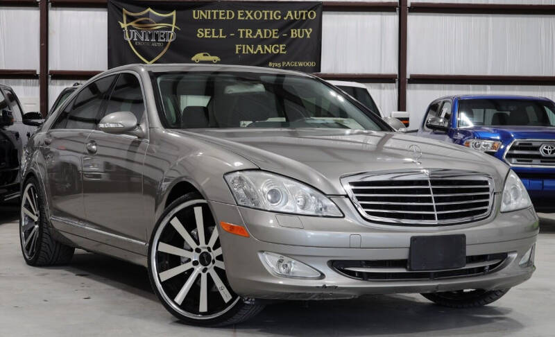 2007 Mercedes-Benz S-Class for sale at United Exotic Auto in Houston TX