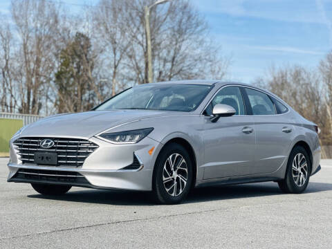 2021 Hyundai Sonata Hybrid Blue