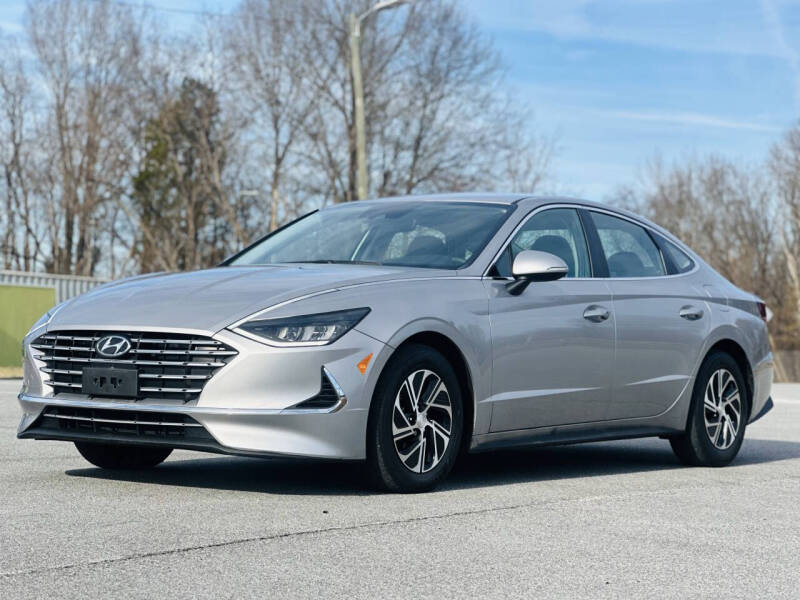 2021 Hyundai Sonata Hybrid Blue