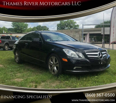2011 Mercedes-Benz E-Class for sale at Thames River Motorcars LLC in Uncasville CT