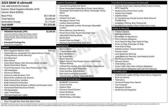 2025 BMW i5 eDrive40