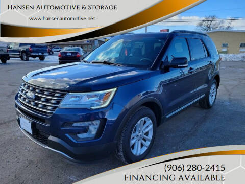 2017 Ford Explorer for sale at Hansen Automotive & Storage in Escanaba MI