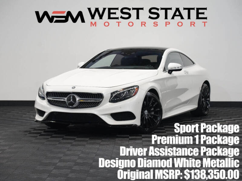 2016 Mercedes-Benz S-Class for sale at WEST STATE MOTORSPORT in Federal Way WA