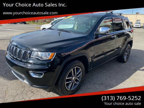 2017 Jeep Grand Cherokee for sale at Your Choice Auto Sales Inc. in Dearborn MI