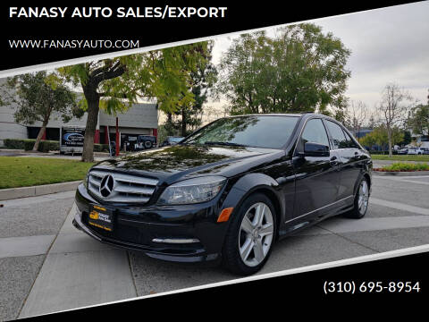 2011 Mercedes-Benz C-Class for sale at FANASY AUTO SALES/EXPORT in Yorba Linda CA
