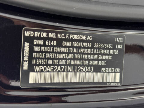 2022 Porsche Panamera 4 E-Hybrid