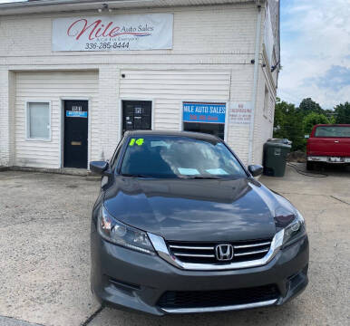 2014 Honda Accord for sale at Nile Auto Sales in Greensboro NC
