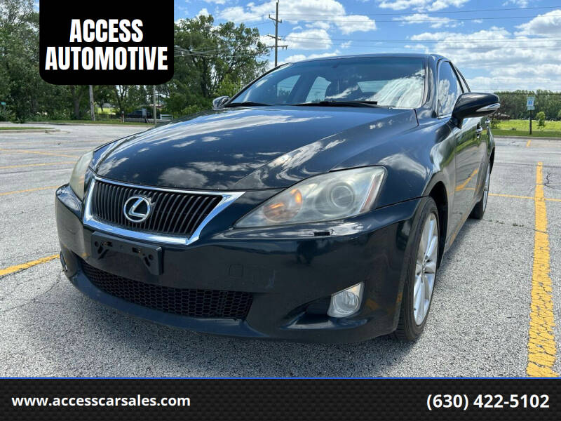 2010 Lexus IS 250 for sale at ACCESS AUTOMOTIVE in Bensenville IL