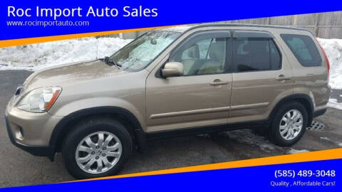 2005 Honda CR-V for sale at Roc Import Auto Sales in Rochester NY