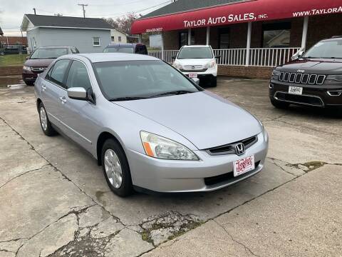 2003 Honda Accord for sale at Taylor Auto Sales Inc in Lyman SC