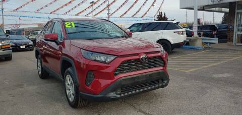 2021 Toyota RAV4 for sale at I-80 Auto Sales in Hazel Crest IL