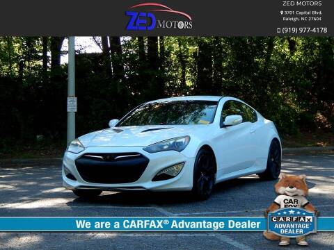 2015 Hyundai Genesis Coupe for sale at Zed Motors in Raleigh NC