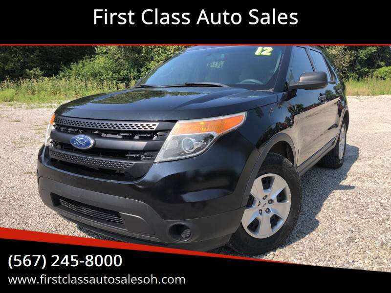 2012 Ford Explorer for sale at First Class Auto Sales in Fostoria OH