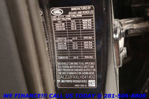 2020 Land Rover Range Rover Evoque S