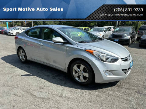 2013 Hyundai Elantra for sale at Sport Motive Auto Sales in Seattle WA