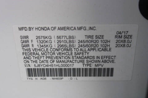 2017 Acura MDX SH-AWD w/Tech