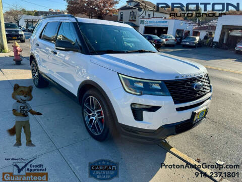 2018 Ford Explorer for sale at Proton Auto Group in Yonkers NY