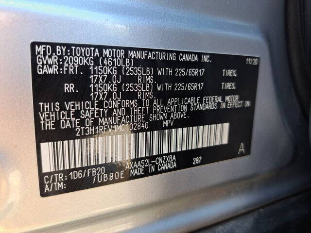 2021 Toyota RAV4 LE