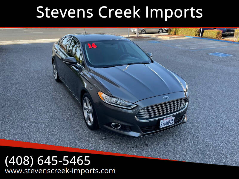 2016 Ford Fusion for sale at Stevens Creek Imports in San Jose CA