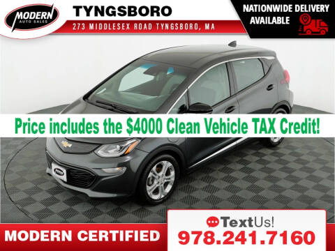 2020 Chevrolet Bolt EV for sale at Modern Auto Sales in Tyngsboro MA