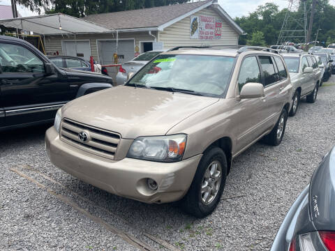 2004 Toyota Highlander for sale at Trocci's Auto Sales in West Pittsburg PA