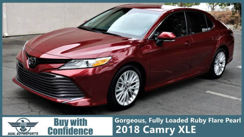 2018 Toyota Camry for sale at ASAL AUTOSPORTS in Corona CA