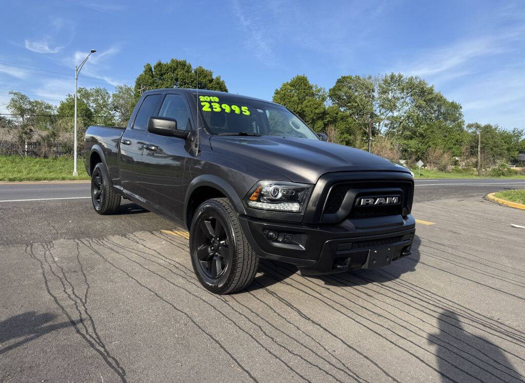 Gray 2019 Ram 1500 Classic Warlock 4x2 Warlock 4dr Quad Cab 6.3 ft. SB Pickup 1