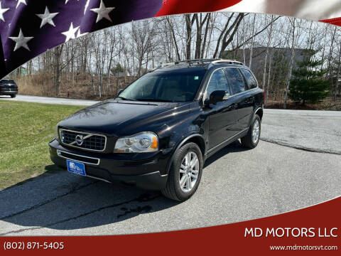 2012 Volvo XC90 for sale at MD Motors LLC in Williston VT