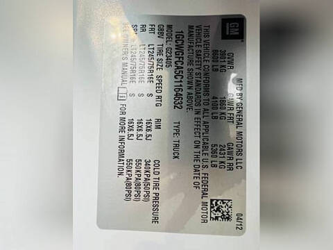 2012 Chevrolet Express 2500