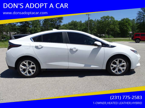 2017 Chevrolet Volt for sale at DON'S ADOPT A CAR in Cadillac MI