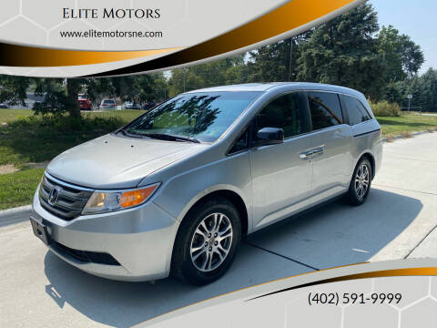 2011 Honda Odyssey for sale at Elite Motors in Bellevue NE
